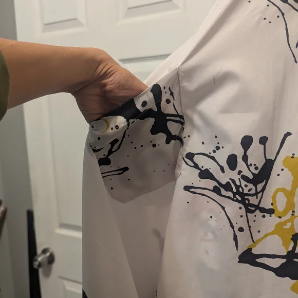 Step In Style Multicolor Abstract Print Blouse - Picture 7 of 10